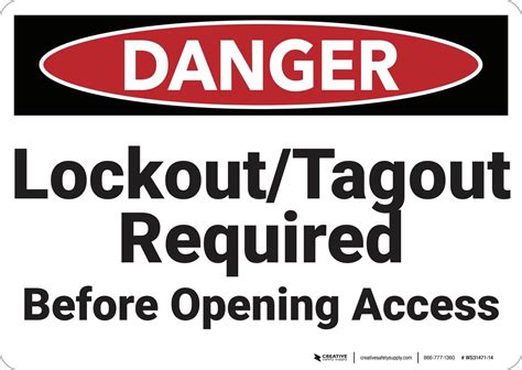 when is lockout tagout required